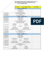 New Rundown Jadwal LT 4