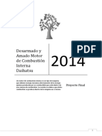 Desarmado y Amado Motor de Combustión Interna Daihatsu