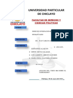 Analisis Del Video de TERRORISMO