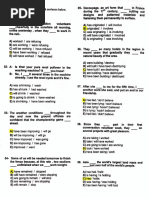 Tenses - Test 2