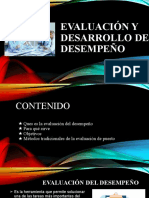 Evaluación y Desarrollo Del Desempeño