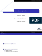 Presentacion - 3. Expresiones Algebraicas