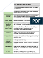 Sample Questions and Answers