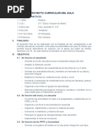 Proyecto Curricular Del Aula Carpeta Pedagogica