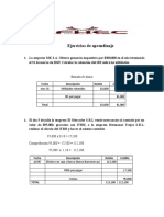 Ejercicios de Aprendizaje Contabilidad III 1 1