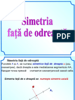 0 Simetria Fata de o Dreapta