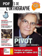 Timbré de L'orthographe 4 2013