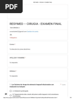 Resymed - Cirugia - Examen Final