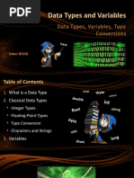 Data Types and Variables