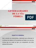 Generalidades de La Vía Férrea para Ife