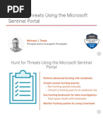 Hunt For Threats Using The Microsoft Sentinel Portal Slides