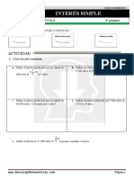 18 Interés Simple Sexto de Primaria