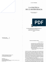 14-15 A-6 La Politica de La Burocracia - B. Guy Peters PDF