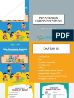 Pemantauan Kesehatan Remaja - Posyandu Remaja