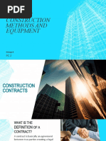 Advance Construction Methods and Equipment 2