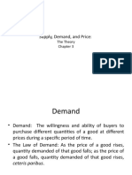 Ch-3 - Supply & Demand Theory - New