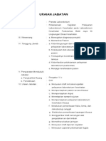 Uraian Jabatan Pranata Laboratorium Kesehatan