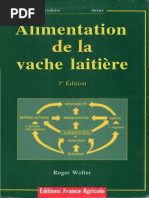 Alimentation de La Vache Laitiére 3éme Édition