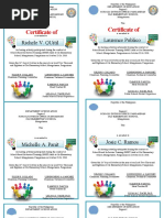 Inset Certificate 2018