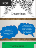 Determiners