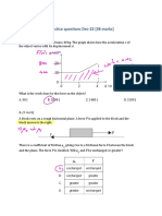 More Mechanics Practice Questions Dec-22 JT Answers