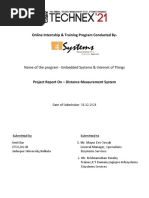 Distance Measurement System Project Report - Amit Bar