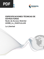 1.4. Estructuras - Especificaciones Tecnicas