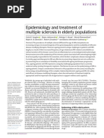 Epidemiology and Treatment of Multiple Sclerosis in Elderly Populations