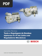 3 - Teste e Regulagem - Bombas Injetoras A e P em Linha