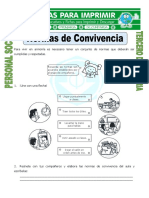 Ficha Ejemplos de Valores para Tercero de Primaria