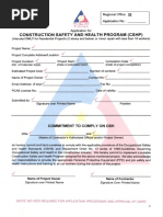 CSHP (Simplified) Form