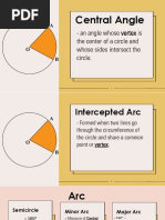 Central Angle and Its Intercepted Arc