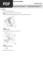 L180E-Gear Selector Valve, Removing and Installing