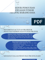 Prosedur Pengujian Kesesuain Fungsi Produk Barang-Jasa