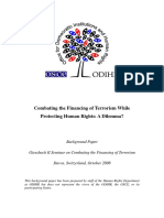 Combating The Financing of Terrorism While Protecting Human Rights: A Dilemma?