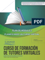 Plan de Módulo 3 Planificando Un Curso Virtual