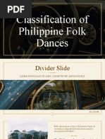 Classification of Philippine Folk Dances