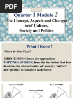 UCSP.Q1Module 2.concept Aspects and Changes in Culture