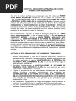 Acta de Indagacion Preliminar