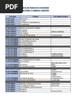 Lista de Temas de Catequesis 1a Com