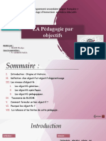 PEDAGOGIE PAR OBJECTIFS NVV Corrig