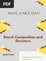 Starch Composition and Structure