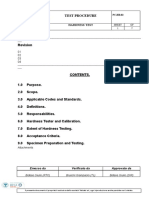 pchb02 Hardness Procedure