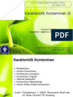 Karakteristik Kontaminan 1