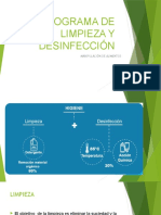 Programa de Limpieza y Desinfección