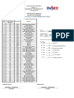 Blank Test Result Analysis