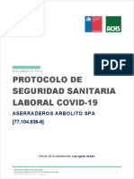 Protocolo Seguridad-Sanitaria-Laboral-Covid 19 - ASERRADERO ARBOLITO.