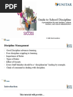 Guide To School Discipline Management