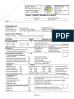 Individual Rating Form Elementary-TEACHER-II-III