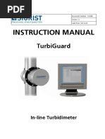 Instruction Manual-Instruction Manual TurbiGuard In-Line Turbidity Monitor For Medium To High Turbidity (11028E3-13920-E)